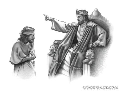 A King Banishes a Man