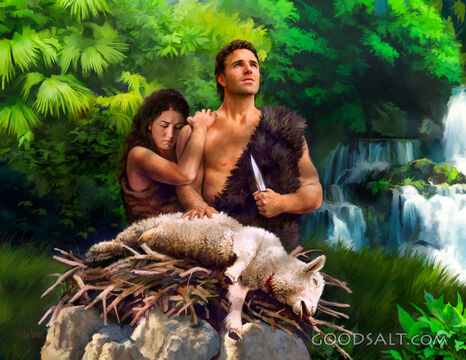 A Lamb Is Sacrificed