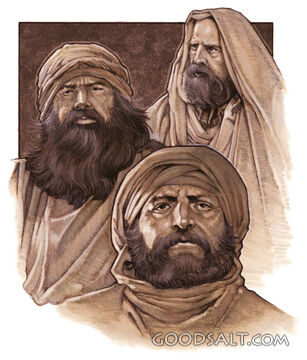Three biblical men.