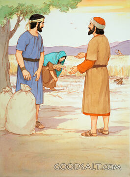 Boaz Asks About Ruth