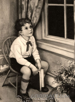 Boy Near Window