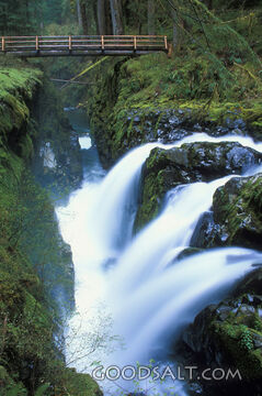 Bridge and Waterfall