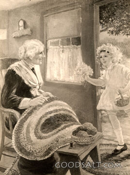 Bringing Flowers to Grandma