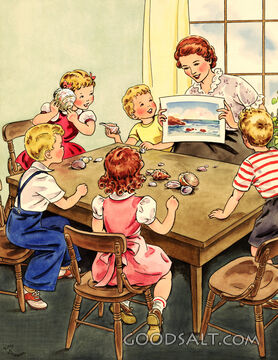 Children with Sea Shells