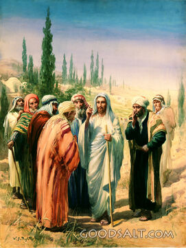 Christ on Road to Jerusalem