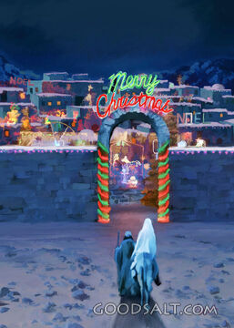 Christmas Lights in Bethlehem 