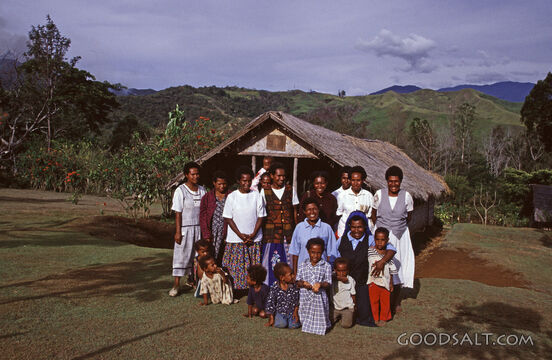 Church Members at Bena Bena, Papua New Guinea