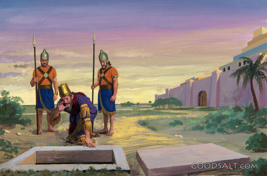 Daniel - Darius Calls Down Into the Lion's Den