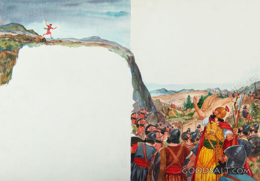 David Confronts Saul