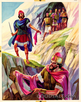 David Spares Saul's Life