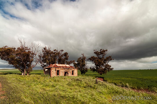 derelict country farmhouse