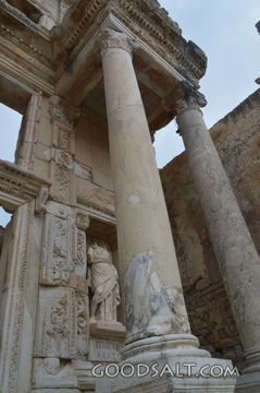 Detail of Celsus Library, Ephesus