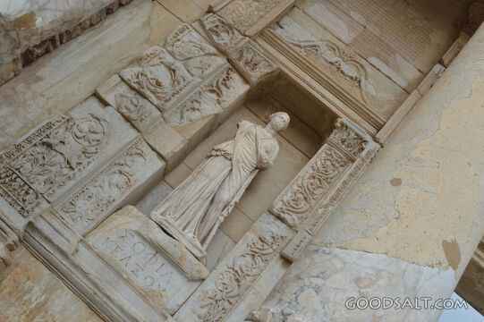 Detail of Celsus Library, Ephesus