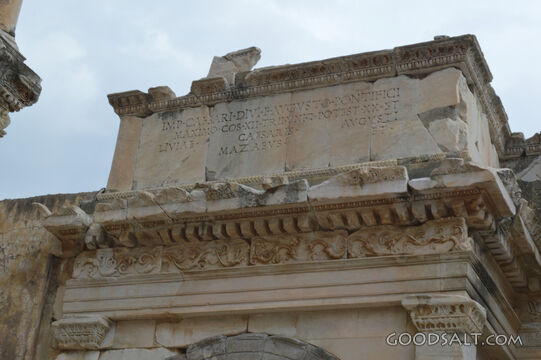Detail of Celsus Library, Ephesus