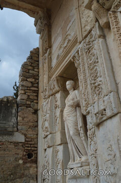 Detail of Celsus Library, Ephesus