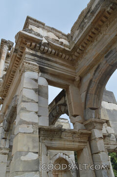 Detail of Celsus Library, Ephesus