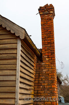 disused wooden shop, country