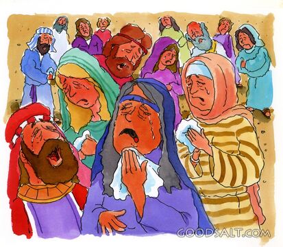 Egyptians Mourn After the Last Plague