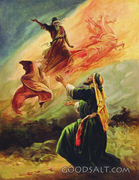 Elijah Going to Heaven