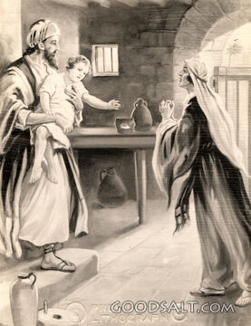 Elijah Helping a Mother