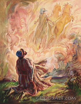 Elijah Whirled to Heaven in Chariot