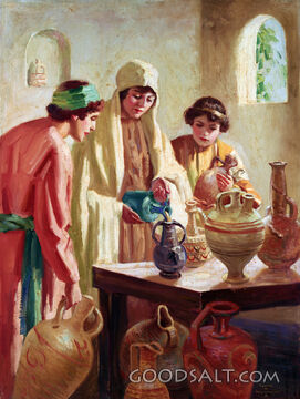 Elisha Helping a Woman