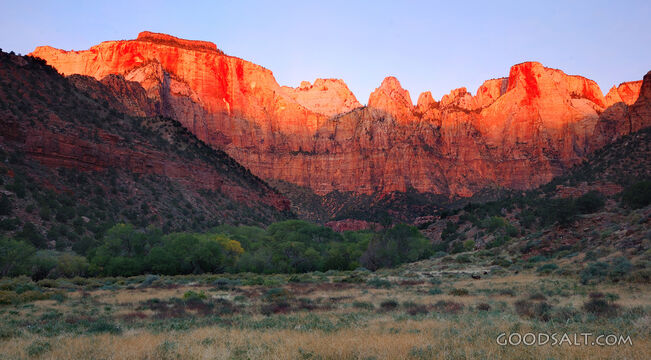 First Light on Court of the Patriarchs