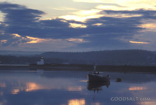 Fishing Boat With Reflection
