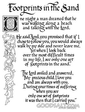 Footprints Poem