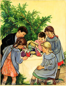 French Children with Creche