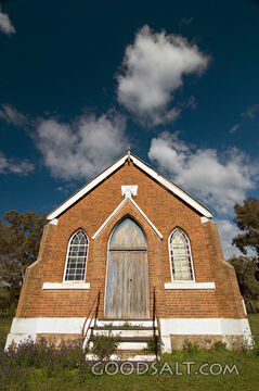 Front of Old Country Brick Church