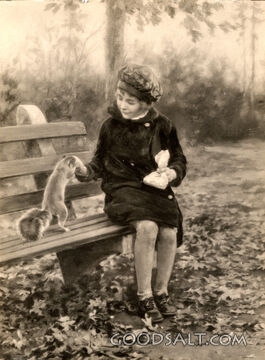 Girl and Squirrel