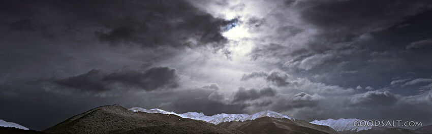 Gray Sky With Light Coming Through