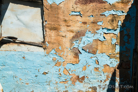 heritage remains An abandoned farm house