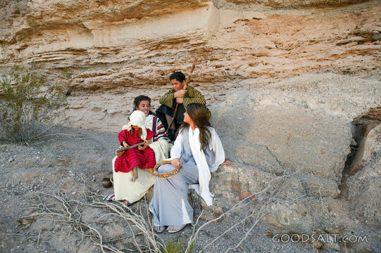 Isrealite Family in the Desert