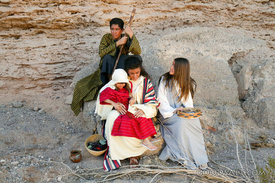 Isrealite Family in the Desert