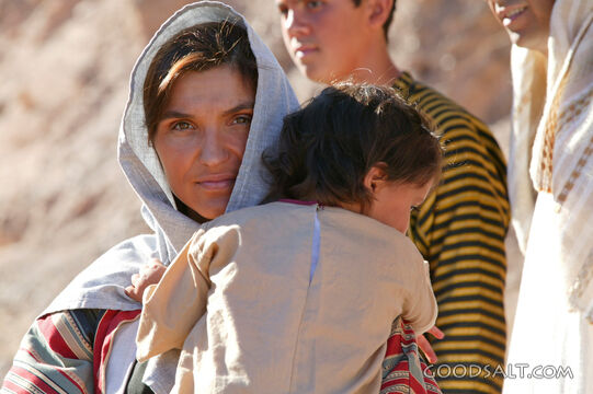 Isrealite Woman and Child