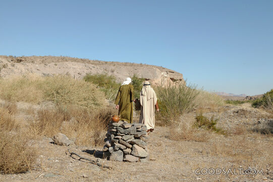 Isrealites Taking Water From a Well