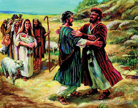 Jacob and Esau Reunite
