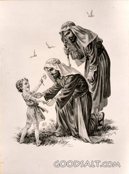 Jesus and Child with Flower