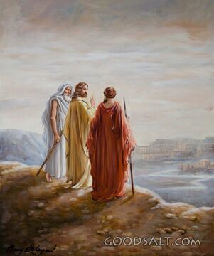 Jesus and the Disciples Going to Emmaus