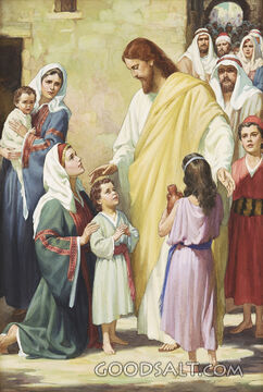 Jesus Blessing the Children