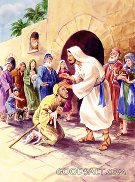 Jesus Healing Lame Man