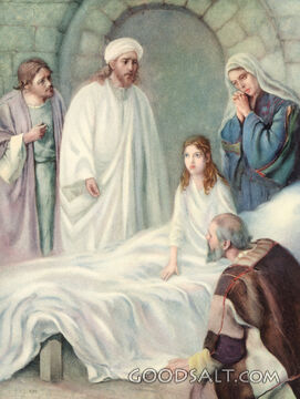 Jesus in the Home of Jairus