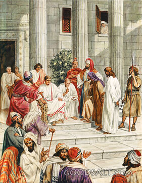 Jesus Is Brought to Pilate, the Governor