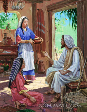 Jesus, Mary and Martha