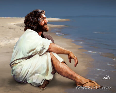 Jesus on the Shore
