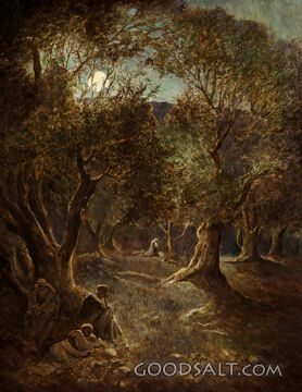 Jesus Proceeds to Gethsemane