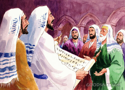 Jesus Reads the Scroll