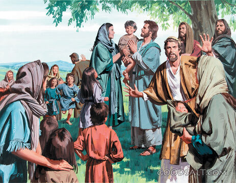Jesus Receives the Children